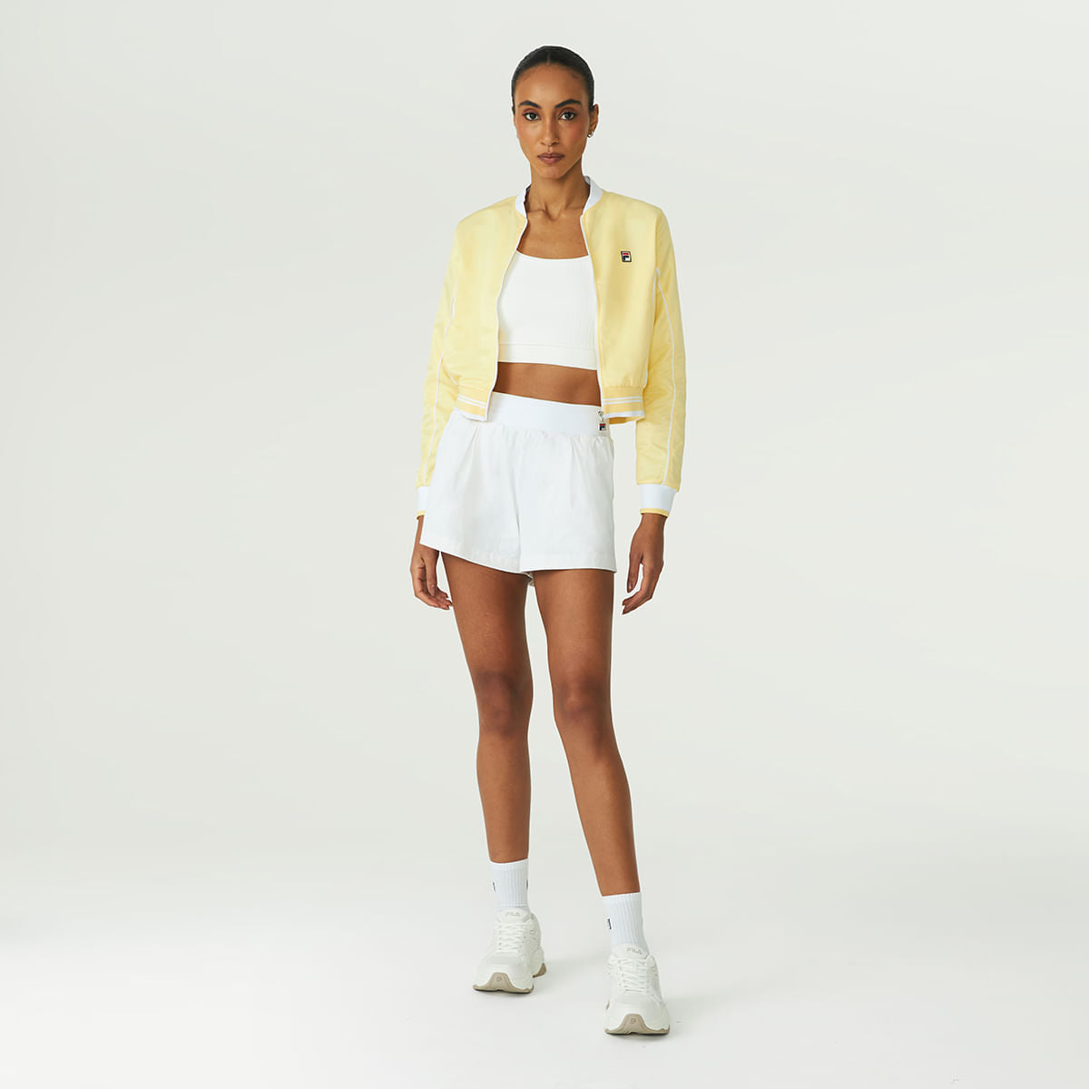 Conjunto 3 em 1 Fila Bomber F-Box Feminina