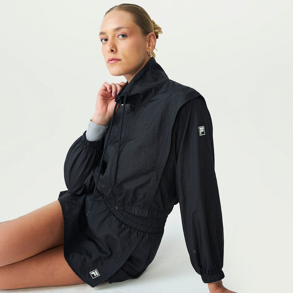 Conjunto 3 em 1 Fila Nylon Classic Sports Feminina