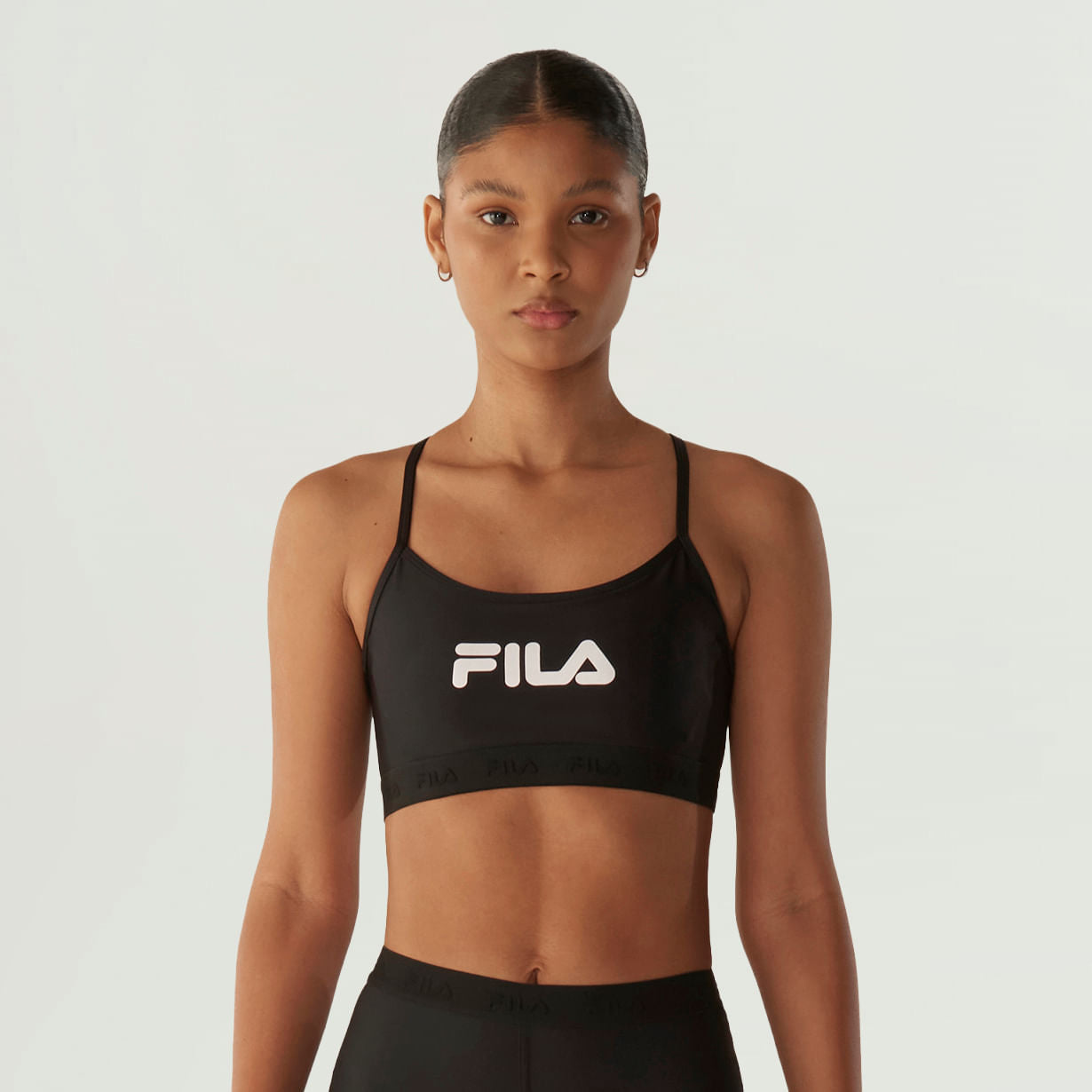 Conjunto Top e Calça Fila Alça Train Elastic V Feminino