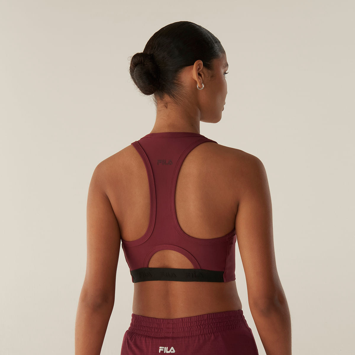 Conjunto Top e Calça Fila Train Long Elastic Ii Feminino