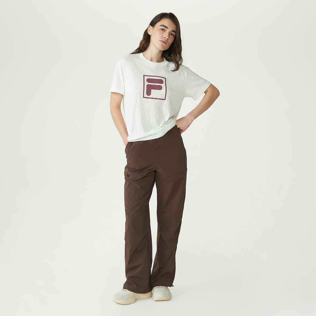 Calça Fila Baggy Parachute Feminina
