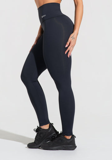 Legging Fitness Feminina Preto Cintura Alta Básica Dlk