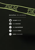Conjunto Top e Calça Fitness Feminino Com Bojo E Costas Vazadas Com Elástico Activity Dlk Preto