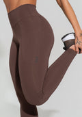 Legging Fitness Feminina Com Bolsos Soul Dlk Marrom