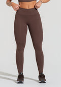 Legging Fitness Feminina Com Bolsos Soul Dlk Marrom