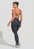 Macacão Fitness Feminino Com Alças Reguláveis Soul Dlk Mescla