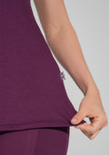 Blusa Fitness Feminina Alongada Motion Lines Dlk Vinho