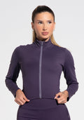 Casaco Fitness Feminino Com Elástico Activity Dlk Roxo