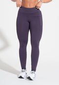 Legging Fitness Feminina Com Bolsos E Elástico No Cós Activity Dlk Roxo