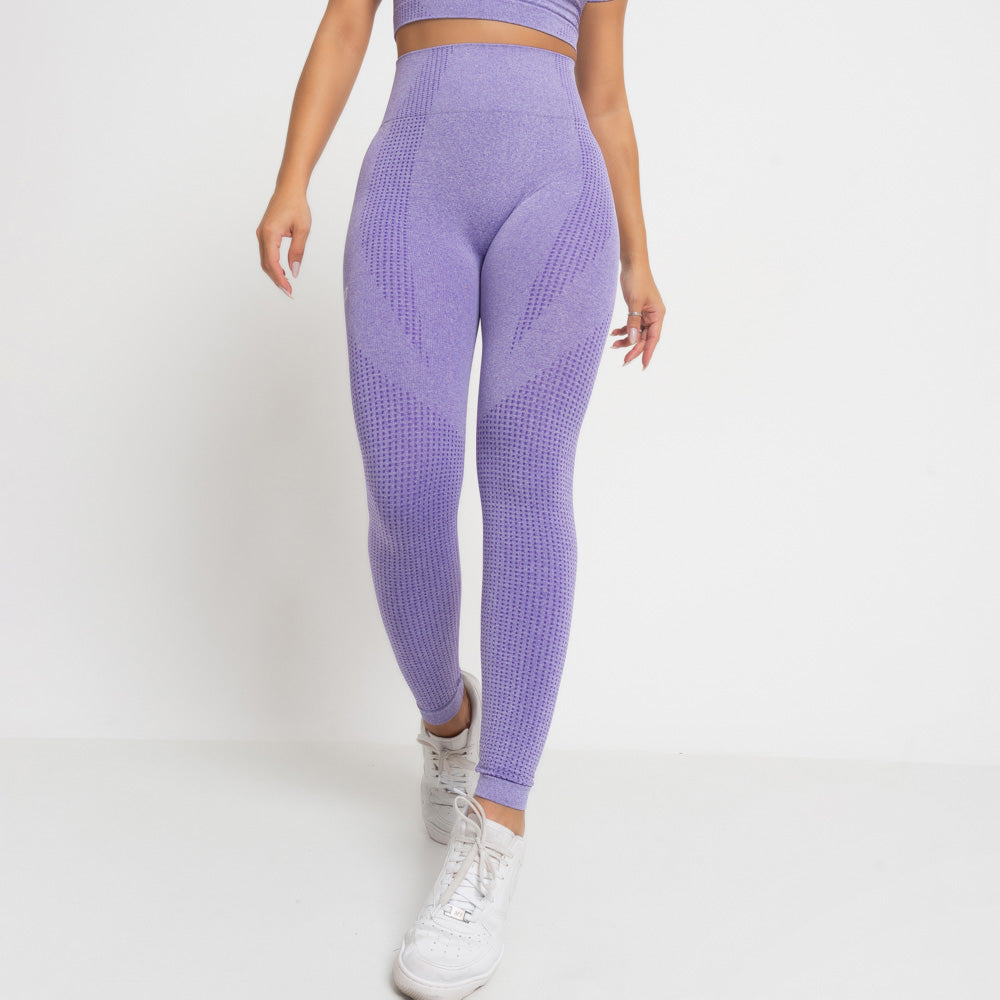 Legging Fitness Seamless Uva Mescla LG2290