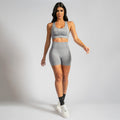 Short Fitness Seamless Mescla Claro SH678