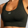 Conjunto Top e Calça Fitness Seamless Mescla Escuro TP1558