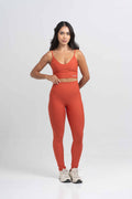 Calça Legging Fitness Compressão Confort Telha