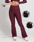 Calça Legging Fitness New Flare Rosa Blush