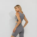 Conjunto Top e Calça Fitness Reforçado Tecido Duplo Premium Cós Elástico Embutido Chumbo TP1860