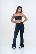 Conjunto Top e Calça Fitness Tomara Que Caia Allure Preto