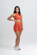 Conjunto Top e Calça Fitness Compressão Madu Telha