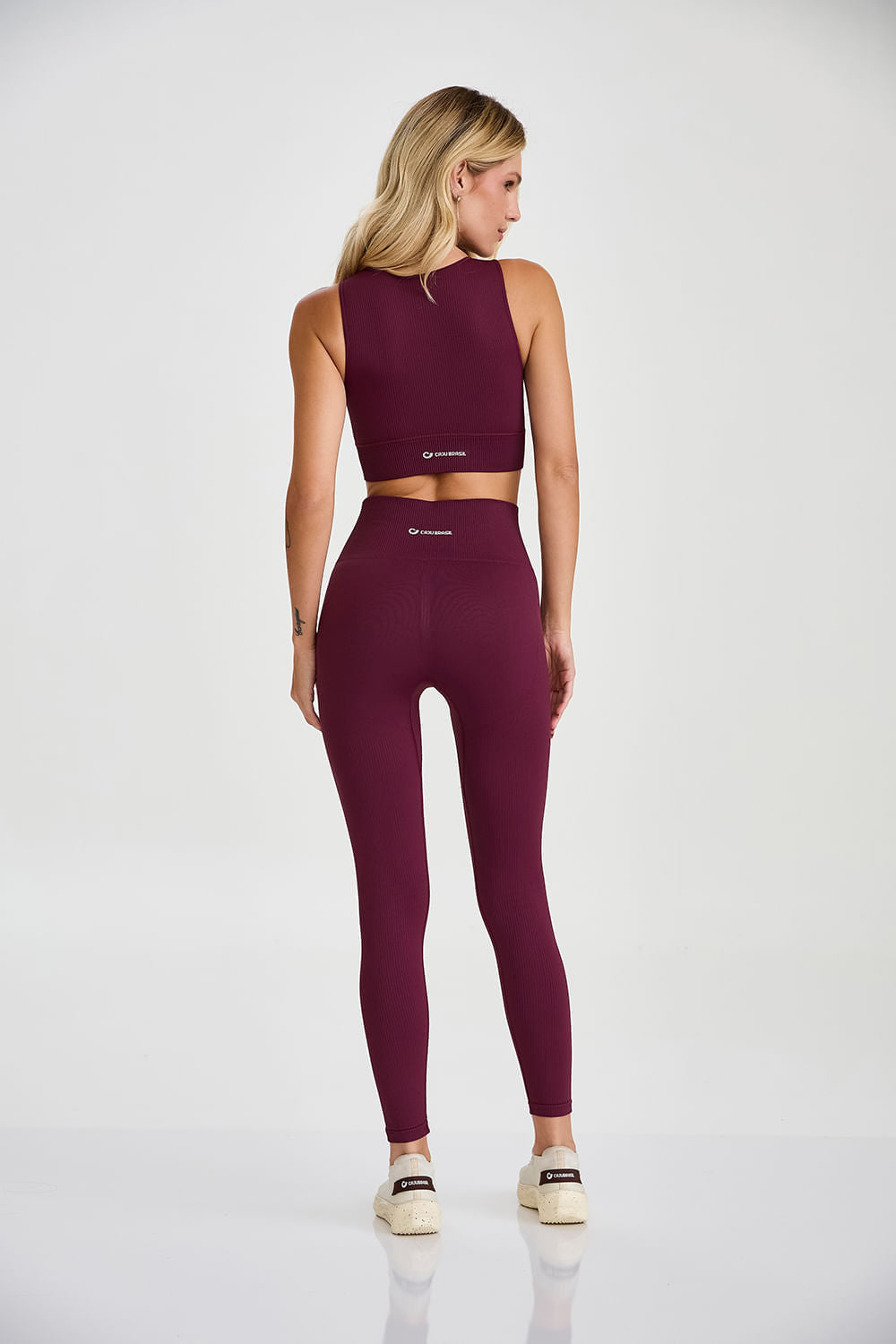 Legging Sem Costura Empina Bumbum Vinho Barolo