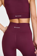 Legging Sem Costura Empina Bumbum Vinho Barolo
