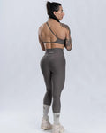 Calça legging fitness Confort s/ costura frontal Compressão