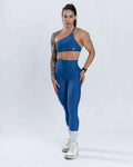 Calça legging fitness Confort s/ costura frontal Compressão