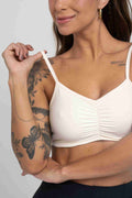 Conjunto Top e Calça Fitness Fresh Off White