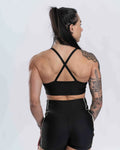 Conjunto Top e Calça Fitness Cross Super Black