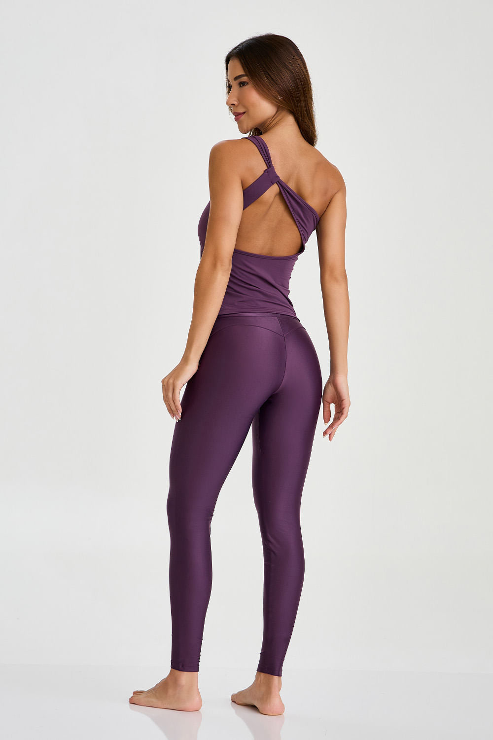 Regata Ombro Só Proteção Uv Roxo Figo
