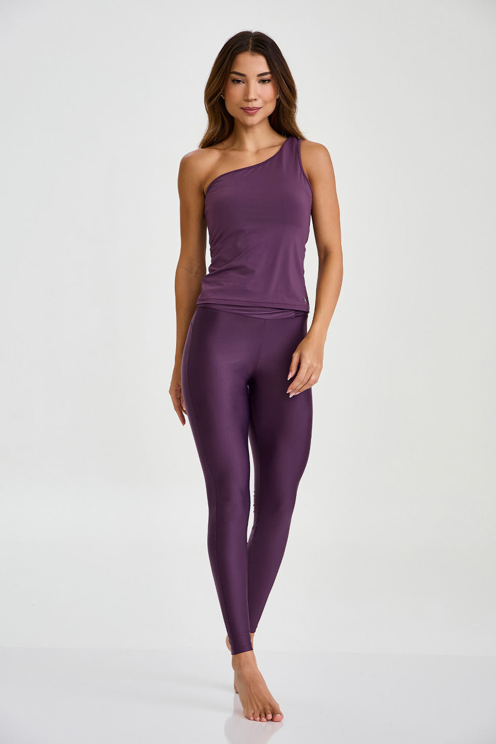 Regata Ombro Só Proteção Uv Roxo Figo