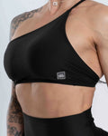Conjunto Top e Calça Fitness Carol Super Black