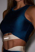 Conjunto Top e Calça Glow Para Yoga Verde Submarine