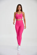 Conjunto Top e Calça Alça Fina Rosa Olinda