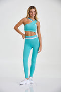 Conjunto Top e Calça Adaptiv Elástico Personalizado Verde Marina